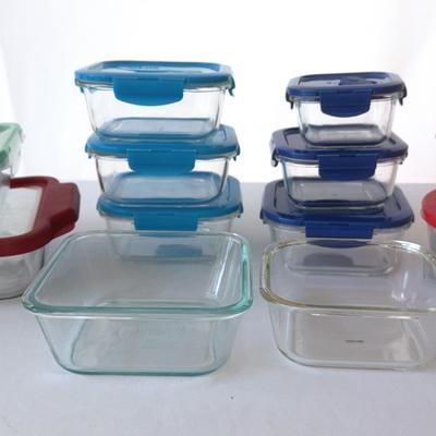 Huge Lot Glass Storage Containers, Including Lock N Lock, Pyrex, And More!