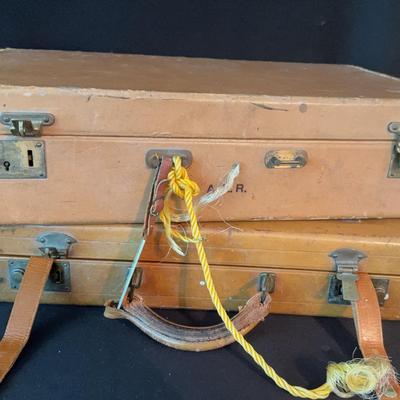 Vintage Suitcases-see Pictures