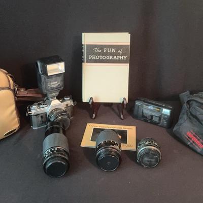 Cameras, Lenses, Carrying Bags And More