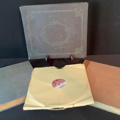Vintage Records With Albums