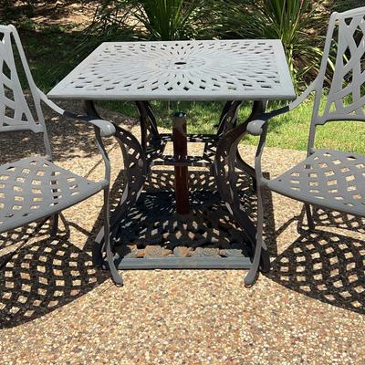 Black Iron Patio Set