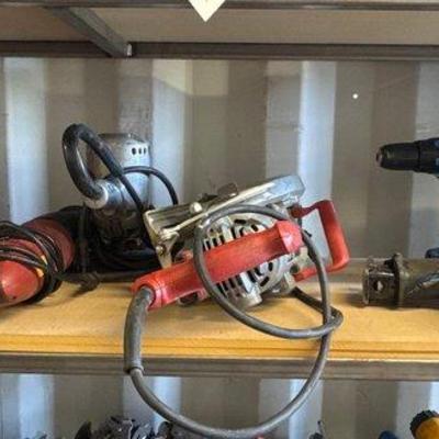 Sale Photo Thumbnail #284: #5618 • Grinder, Saw, Sander and Drills

