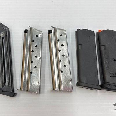 #720 • (4) 10rd 9mm and (1) 10rd .22lr Magazines
