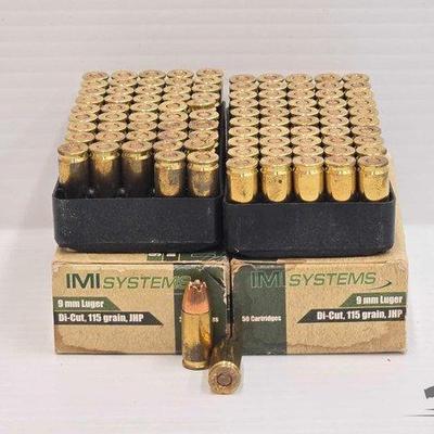 #682 • (99) IMI Systems 9mm Luger Ammo
