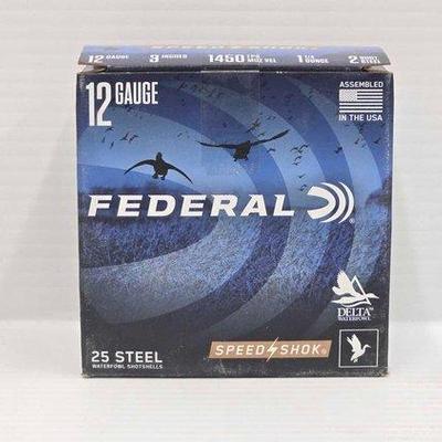 #652 • NEW!!! (2) of Federal 12ga Steel Shotshells
