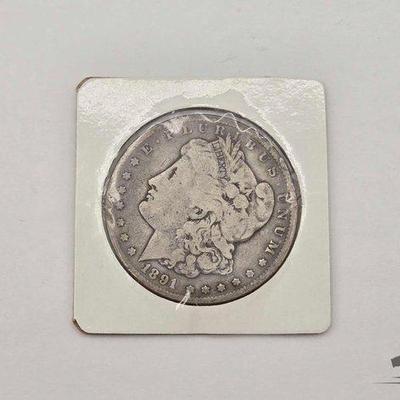 #1300 • 1891 Carson City Morgan Silver Dollar

