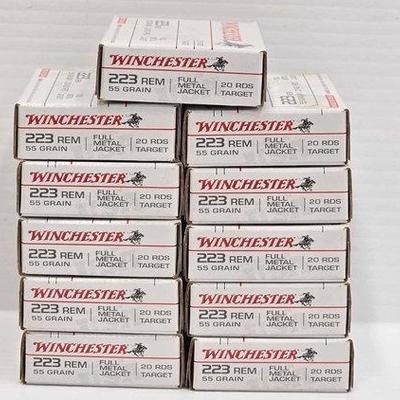 #636 • NEW!!! (11) Winchester 223 Rem 20rds
