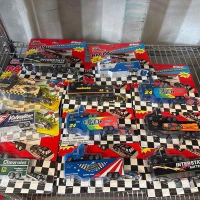 #4052 • 11 Racing Champions NASCAR Racing Team Transporter Toy Cars
