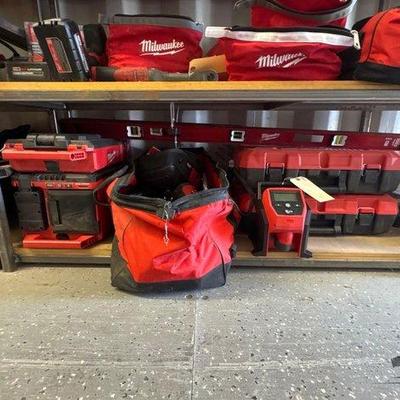 Sale Photo Thumbnail #281: #5612 • Milwaukee Power Tools, Lights and Bags
