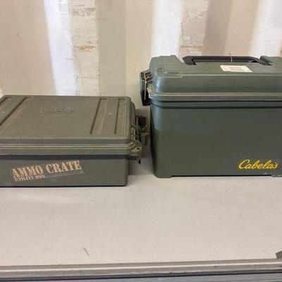 Sale Photo Thumbnail #242: #5508 • 2 Plastic Ammo Cans
