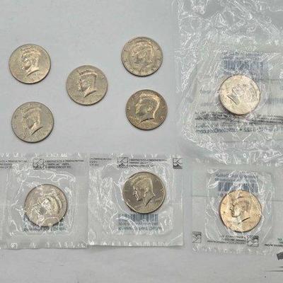 Sale Photo Thumbnail #80: #1500 • (10) Kennedy Half Dollars
