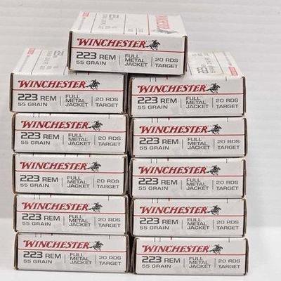 #634 • NEW!!! (11) Winchester 223 Rem 20rds
