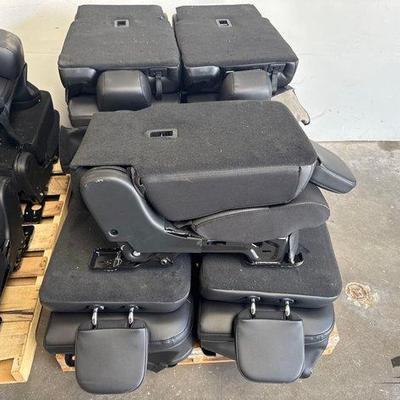 Sale Photo Thumbnail #126: #2602 • 7 Ford Police Interceptor Rear Seats

