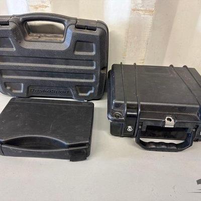 Sale Photo Thumbnail #241: #5506 • 3 Hand Gun Cases
