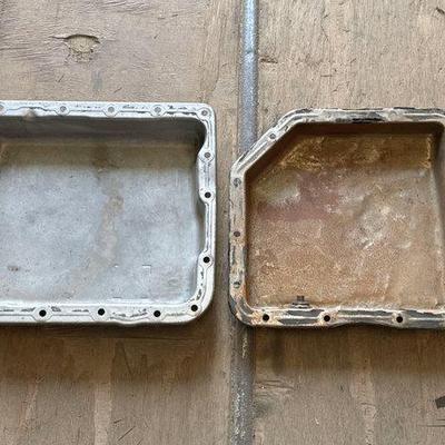 #3102 • 2 Transmission Oil Pans
