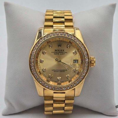 Sale Photo Thumbnail #64: #1100 • Not-Authenticated!!! Rolex Oyster Perpetual Date Just Watch
