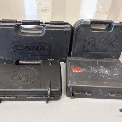Sale Photo Thumbnail #240: #5504 • 4 Hand Gun Cases
