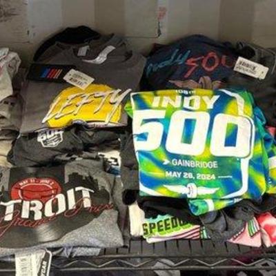 Sale Photo Thumbnail #218: #4560 • NEW!!! NASCAR and Indy Car T-Shifts and Tank Tops
