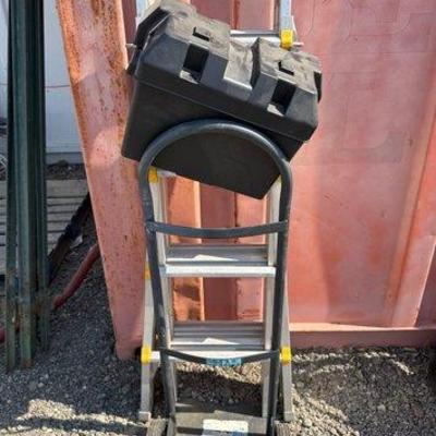 Sale Photo Thumbnail #383: #80014 • Little Giant Ladder, Dolly and Battery Box
