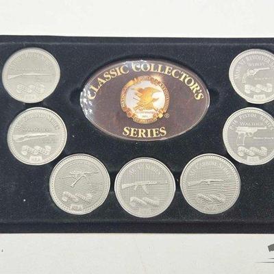 Sale Photo Thumbnail #86: #1750 • (7) NRA Classic Collection Series Tokens
