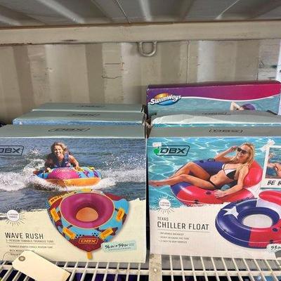 #4588 • 6 DBX and 1 SwimWays Floats

