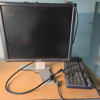 Sale Photo Thumbnail #141: #3118 • Dell Desktop Monitor & Keyboard
