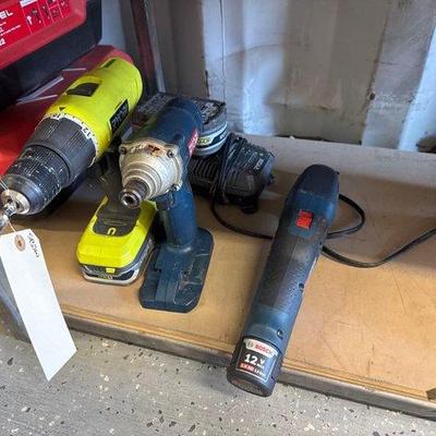 Sale Photo Thumbnail #286: #5622 • Drills, Saw and Battery Charger
