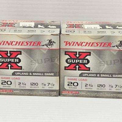 #638 • NEW!!! (2) Winchester 20ga Shotshells
