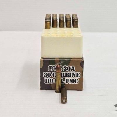 #692 • (28) PMC 30A 30 Carbine Ammo
