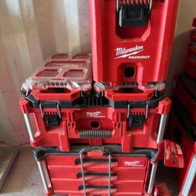 Sale Photo Thumbnail #228: #5006 • Milwaukee Packout Toolboxes

