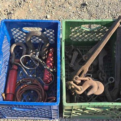 Sale Photo Thumbnail #387: #81002 • (2) Crates with Tools
