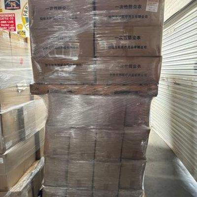 Sale Photo Thumbnail #118: #2536 • Two Pallets of Isolation Hospital Gowns
