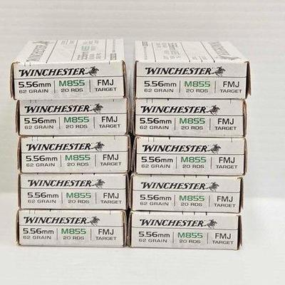 #630 • NEW!!! (10) Winchester 5.56mm 20rds
