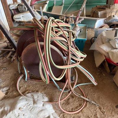 Sale Photo Thumbnail #316: #12034 • Oxygen/Acetylene Hose Reel
