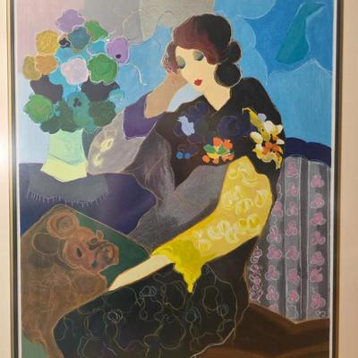 Itzchak Tarkay: " Contemplation"