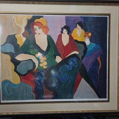 Itzchak Tarkay: "Shades of Green"