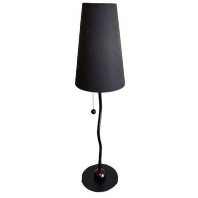 Lot 398   
Retro Pull-String Black Table Lamp