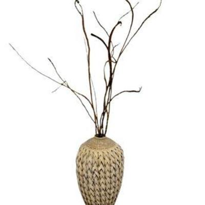 Lot 247  
Palm Wicker Rattan Basket Vase Arrangement
