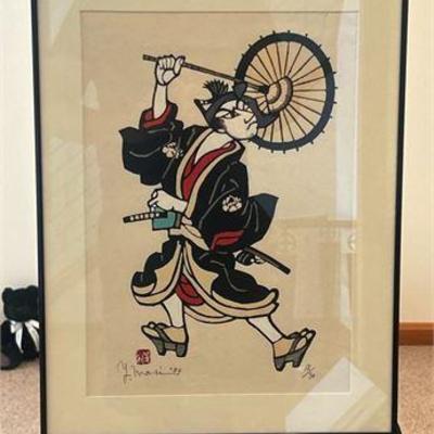 Lot 324   
Yoshitoshi Mori, "Sukeroku" Print 1984, 18/90