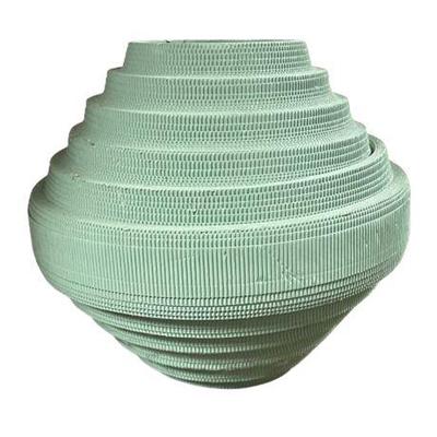 Lot 301   
Flute, Chicago Green Art Deco Floor Vase