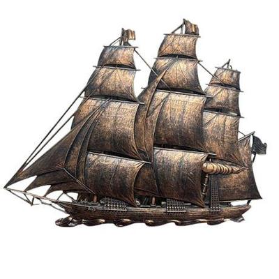 Lot 300   
Coppercraft Guild, Vintage Wall Hanging Sailing Ship