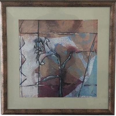 Lot 352   
"Narrative III" Signed Lithograph