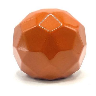 Lot 014-088  
Orange Triangular Hexecontahedron Decorative Piece