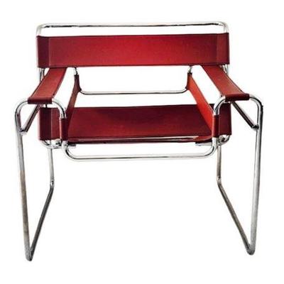 Lot 013-389  
Marcel Breuer Wassily Chair In Cognac
