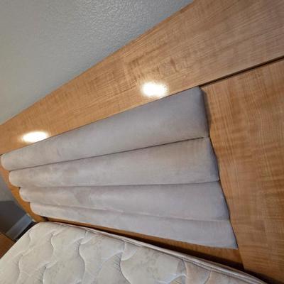Sale Photo Thumbnail #22: Beautiful Luxurious Velvet & Wooden Headboard