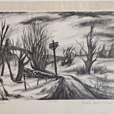 Lot 177  
Beatrice Mandelman (1912-1998), "Fall" Lithograph, Signed/Titled