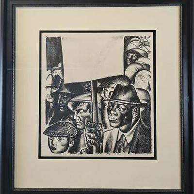 Lot 025   
Hugo Gellert (1892-1985) "Protest"