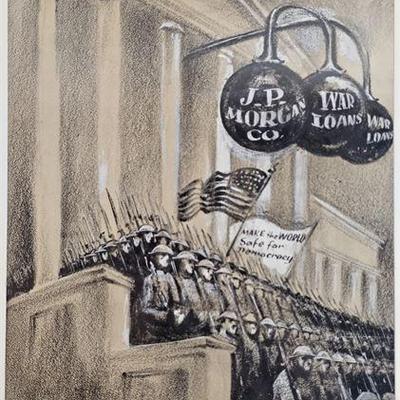 Lot 092   
Phil Bard (1912–1966), Make the World Safe for Democracy