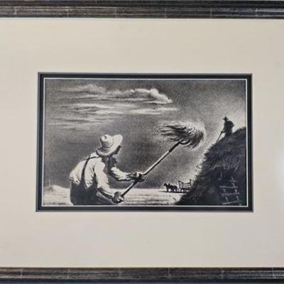 Lot 022 Lot 024   22 Bid(s)
Louis Ribak (1902-1979), "Hooverville", Signed
George Schreiber, (1904-1977), "Haying" 1945