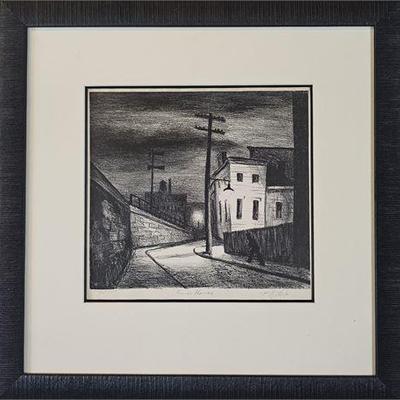 Lot 043   
Leonard Pytlak (1910-1998) "Corner House" 1935, Signed